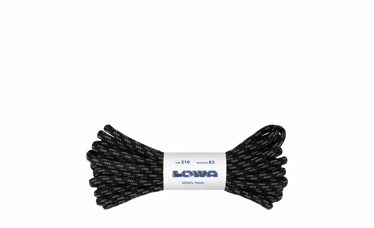 BOOT LACES - BLACK/GREY Main image